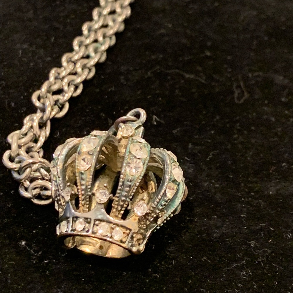 Crown Pendant and Necklace